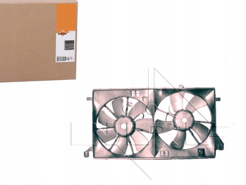 фото №1, Nrf 47290 вентилятор, охлаждение двигателя