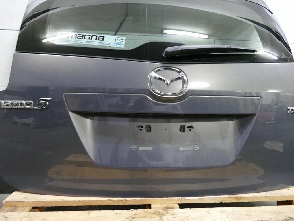 фото №7, Mazda 5 ii lift кришка багажника багажника задня 32s комплектна