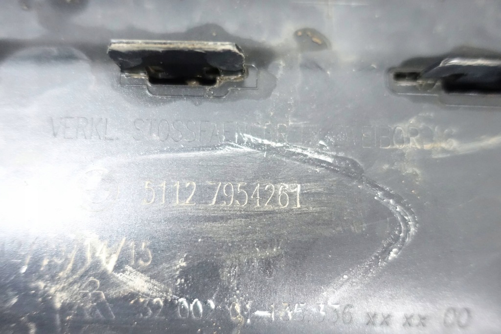 Накладка спойлер диффузор бампер задняя bmw x1 f48 lci рестайлинг  sport 19-22 pdc в Украине