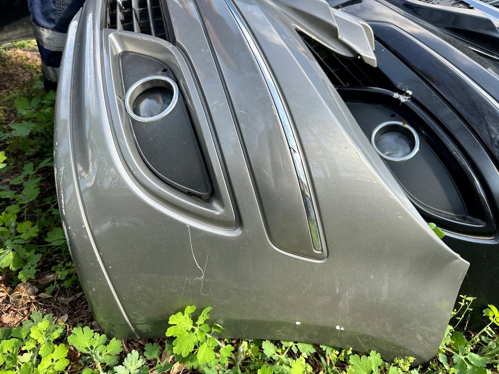 фото №7, Mercedes b klasa w245 бампер перед передний с хромированные элементы szary лак 748