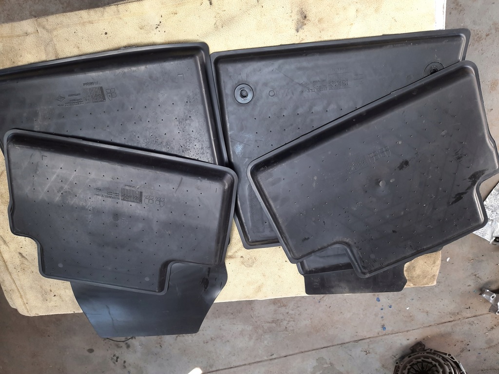 фото №8, Clio v 1.5bdci коврики резиновые перед задняя kpl.