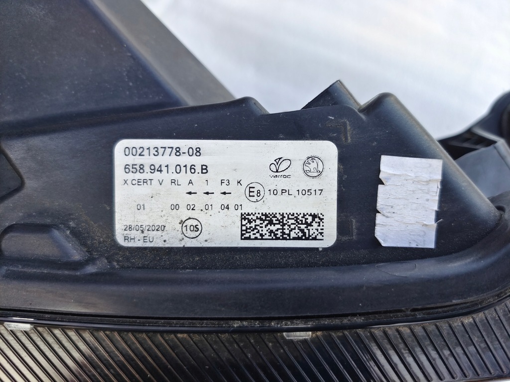 фото №7, Skoda kamiq лампа full led правая перед 658941016b