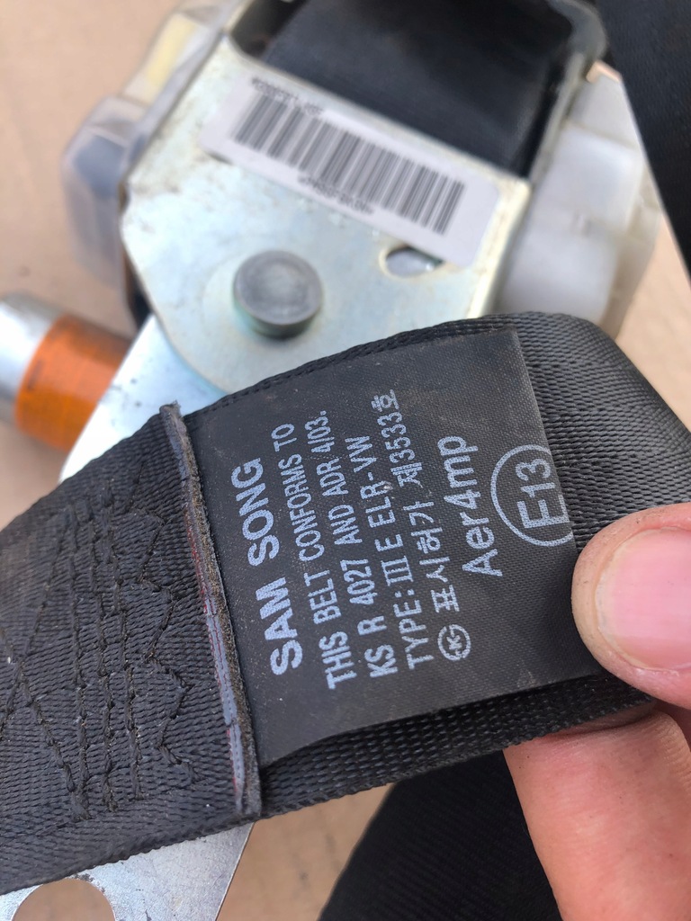 фото №3, Правий pas безпеки daewoo matiz ii 05-09