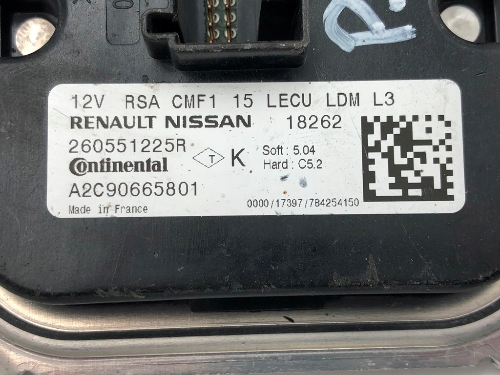 фото №12, Модуль led drl 260551225r infiniti renault nissan mercedes benz 260556623r