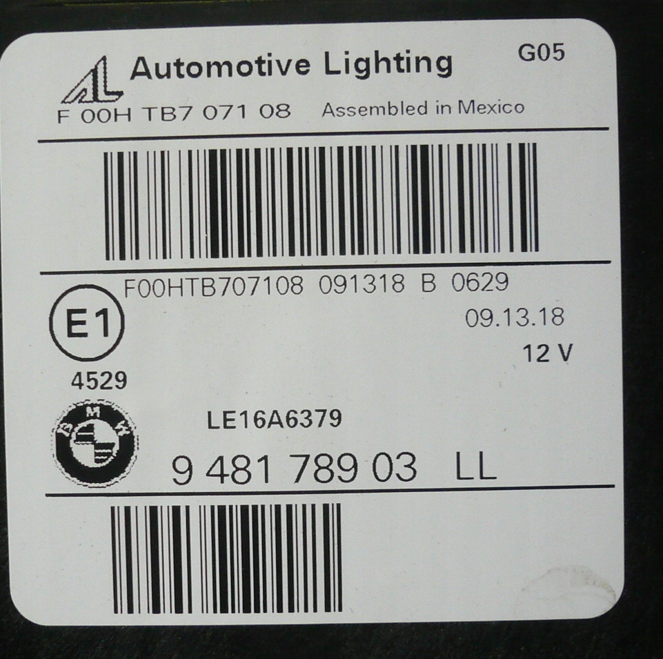 фото №8, Лампа фара лівий bmw x5 x6 g05 g06 laser оригінальний