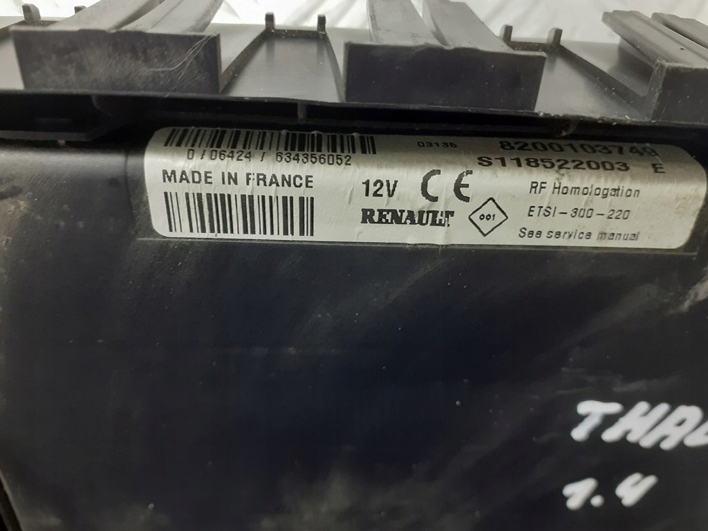 фото №1, Модуль комфорту renault thalia i 1.4 8200103749