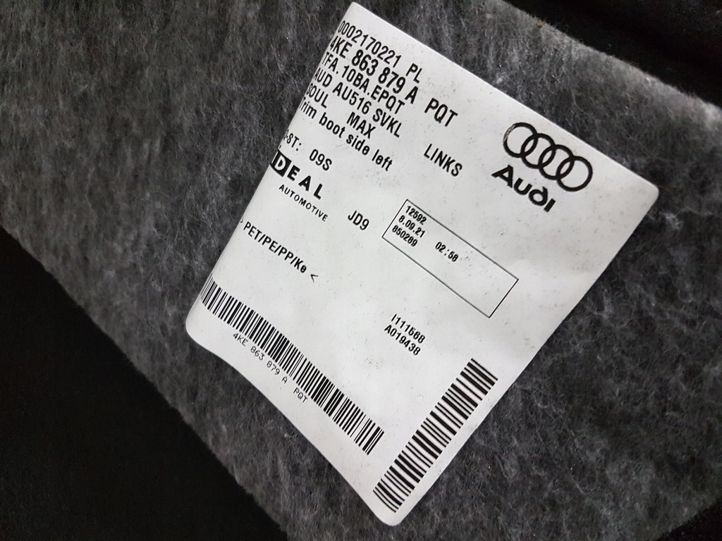 фото №10, Обладнання багажника audi etron 4ke багажник e-tron