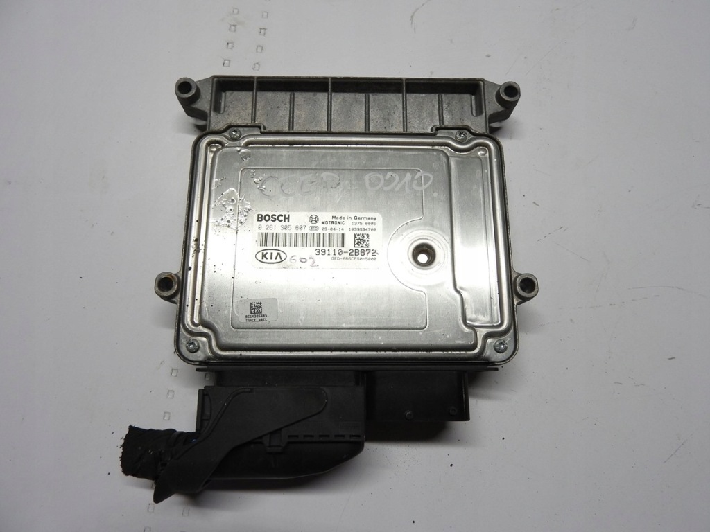 фото №1, Kia ceed 08 бортовой компьютер двигателя 39110-2b872