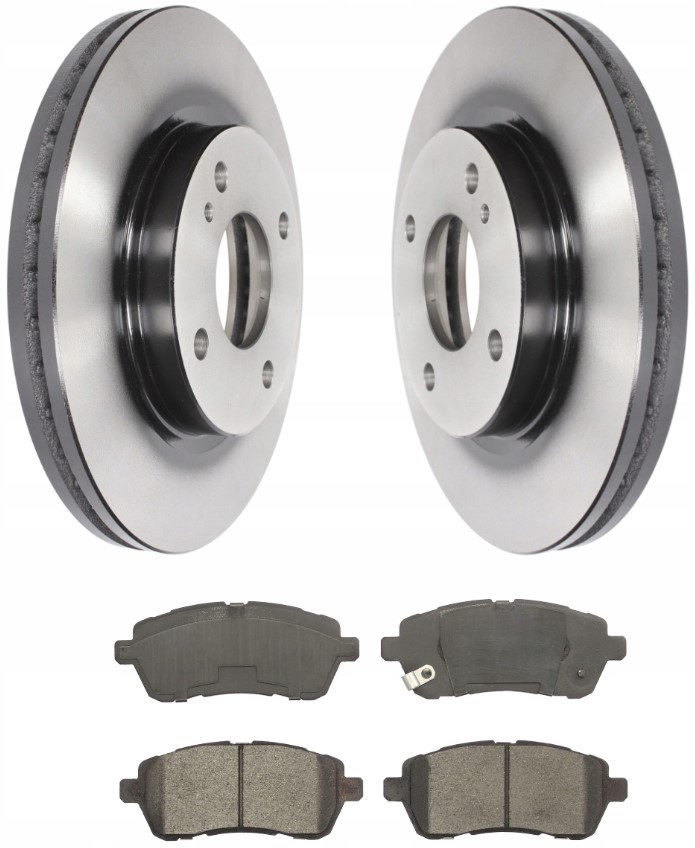 фото №1, Тормозные диски + тормозные колодки перед do ford fiesta vii 7 mk7