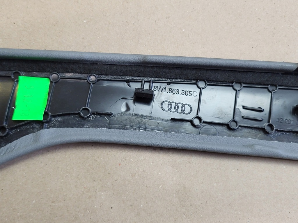 фото №11, Защита обшивка стойка туннель правая левая audi a4 b9 8w a5 f5 оригинальный номер eu felsgrau