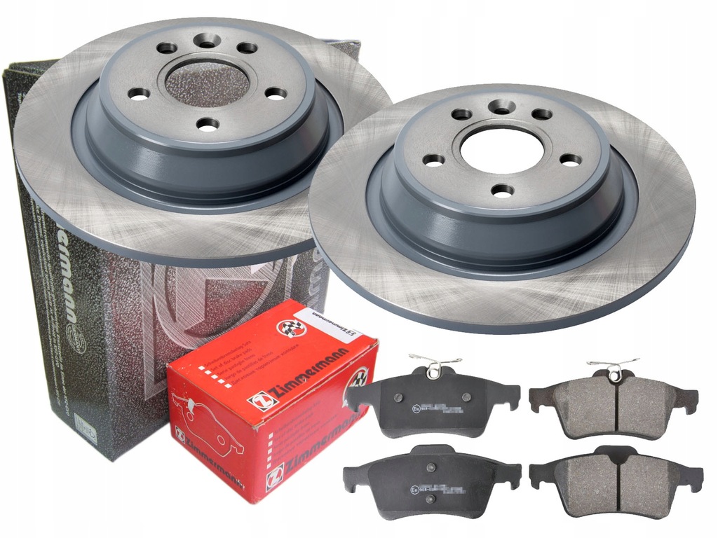 фото №1, Тормозные диски тормозные колодки zimmermann задняя ford focus mk2 st 302