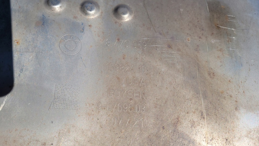 фото №9, Bmw x6 iii g06 21r вихлоп гасник каталізатор 8470059 8477798