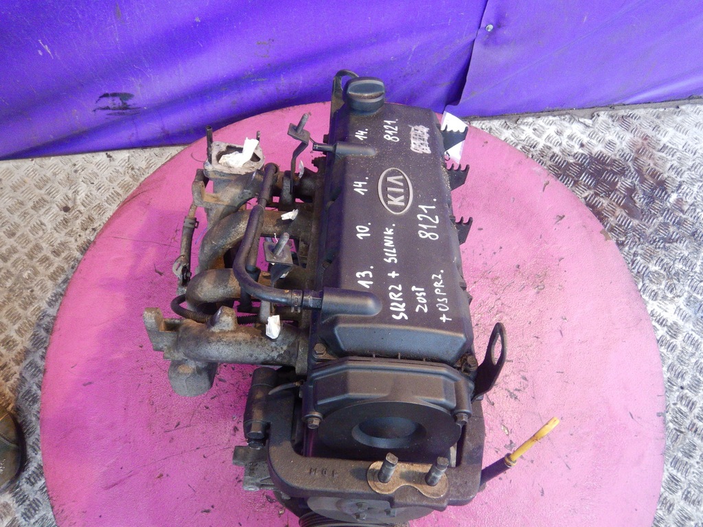 фото №6, Kia rio i dc 1,3 a3e 75km двигатель бензин test сжатие