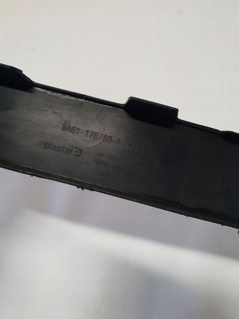 фото №10, Ford fiesta mk7 накладка-спойлер спойлер резиновый элемент w бампер перед