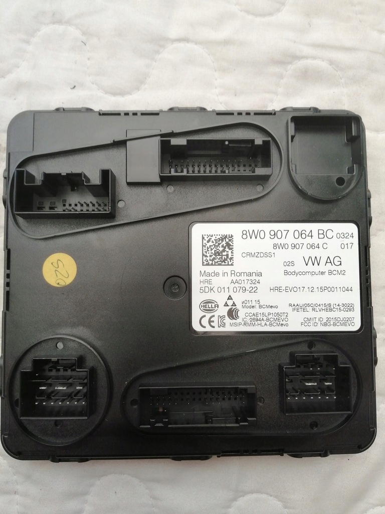 фото №1, Модуль комфорта блок управления audi 8w0907064bc