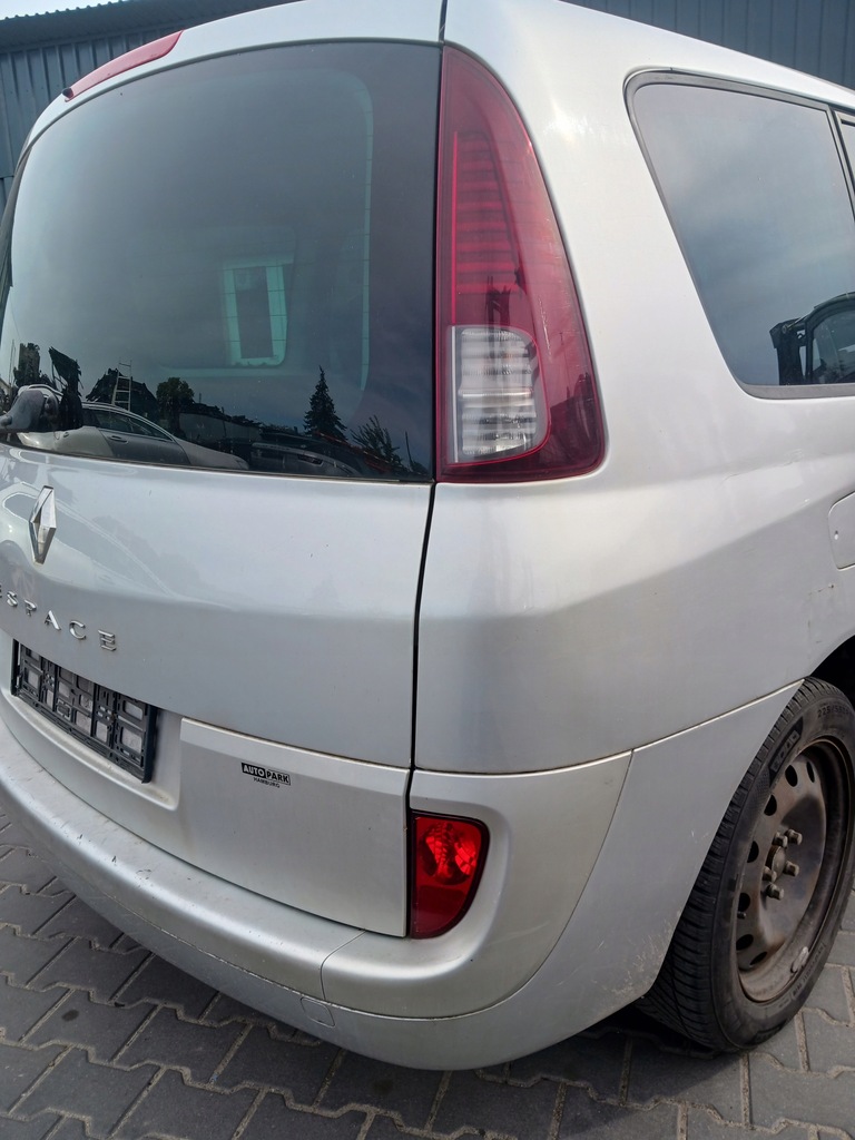 фото №3, Кришка багажника скло багажника задня renault espace iv 4 lift ted69 2008 rok