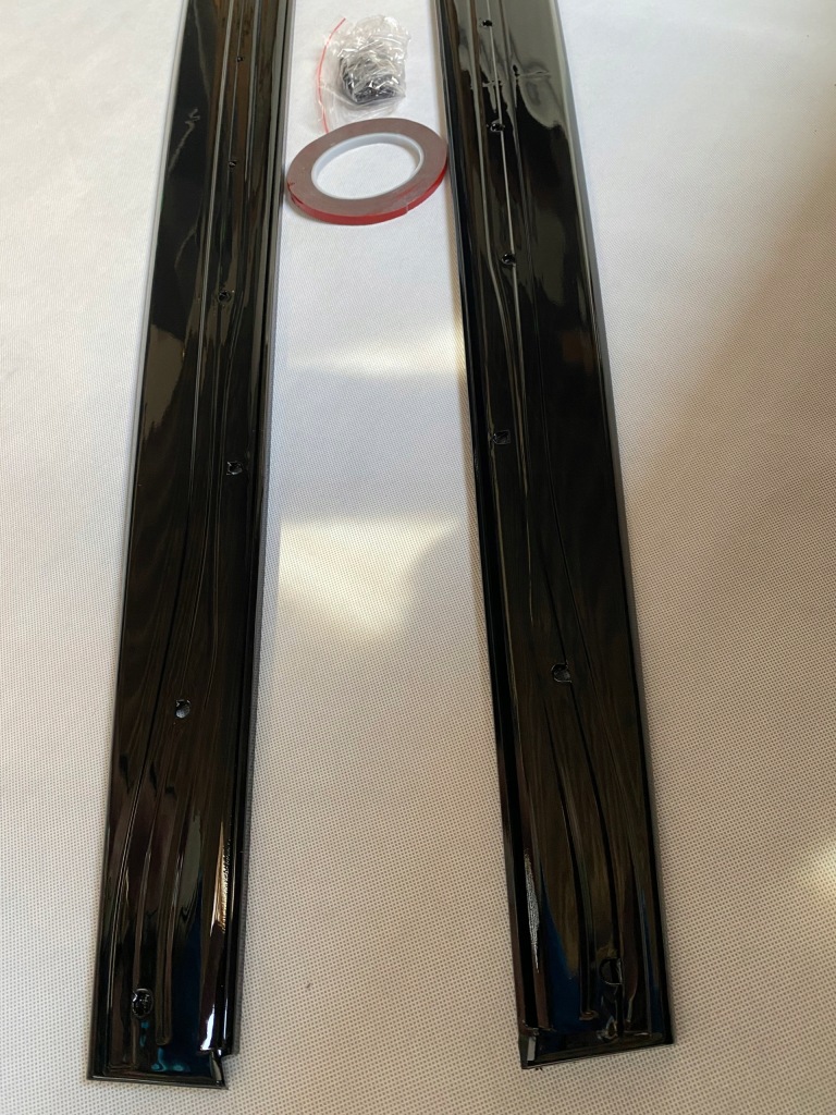 фото №10, Накладки накладки pod пороги bmw f32 f36 f33 чорний блиск