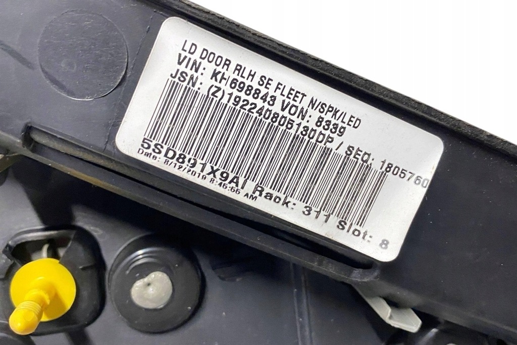 фото №11, Обшивка задніх лівих двері dodge charger 5sd891x9ai 3.6l бензиновий 218kw