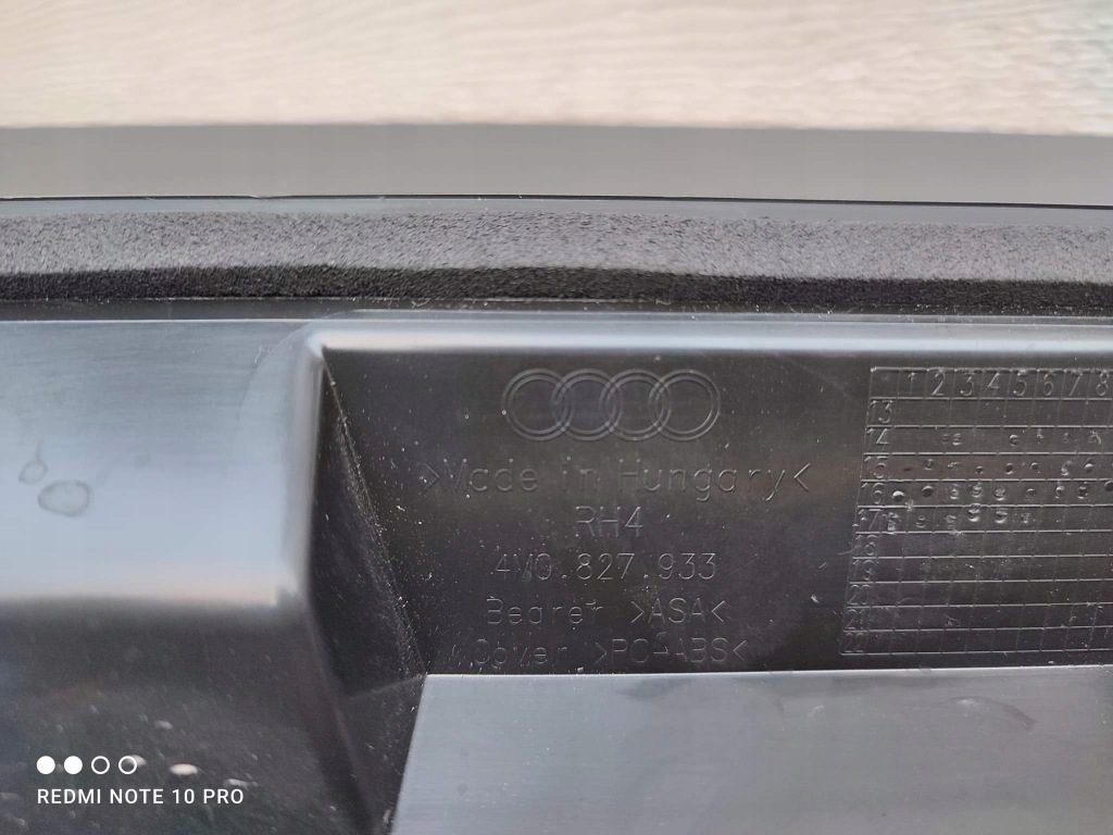 фото №4, Audi q7 спойлер кришки задня світло стоп 4m0827933