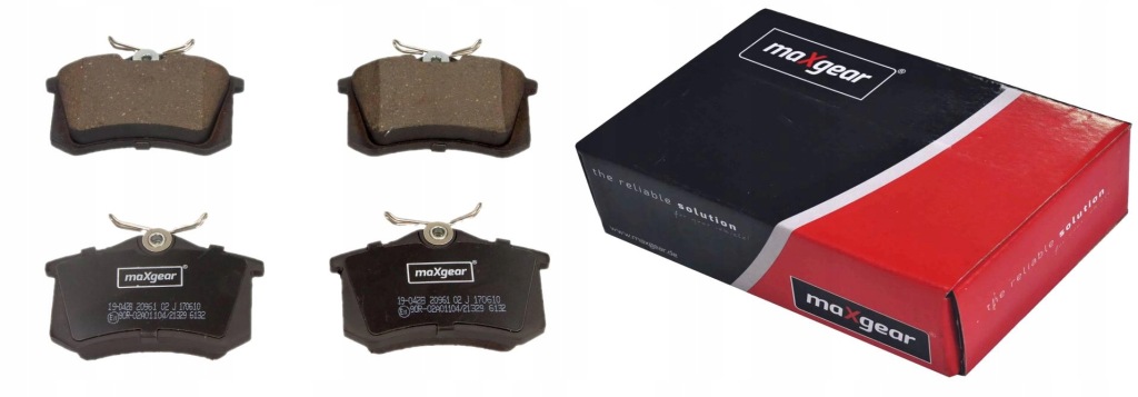 фото №1, Maxgear 19-0428 набор тормозных колодок тормозных, тормоза дисковые