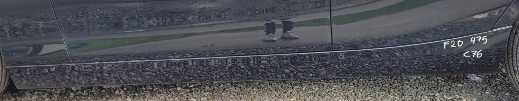 фото №1, Молдинг порог левая bmw 1 f20 f21 475 blacksapphire c76