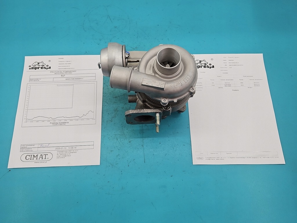 фото №1, Турбонагнітач ford ranger iv 98-11 vj38 rhv4 we01 2.5 tdci 143km