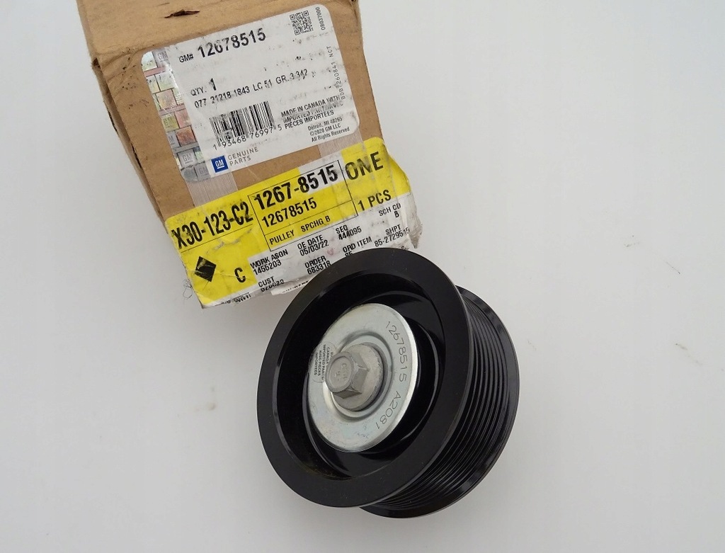 фото №1, 2016 camaro zl1 lt4 ролик натягувача kółko ремінь