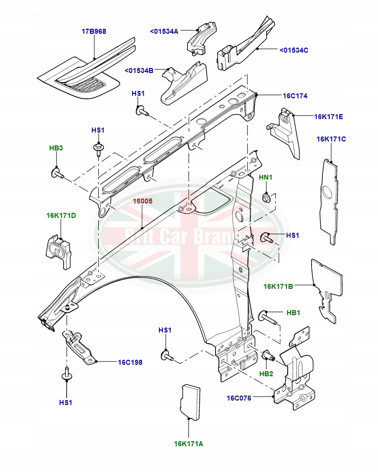фото №2, Крила правий перед land rover range rover sport 2 lr061823 lr044231
