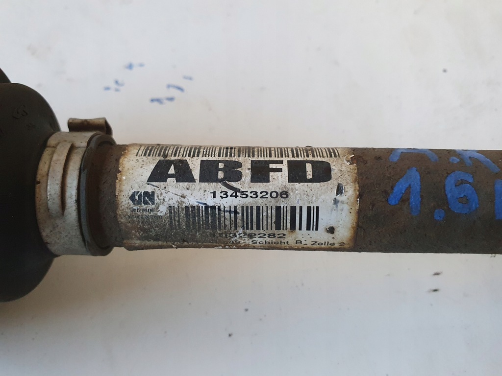 фото №4, Opel astra k приводной вал левая 13453206 abfd 1.6 cdti