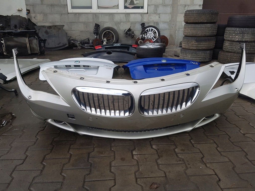 фото №6, Bmw 6 e63 e64 03-05r бампер перед pdc омыватель