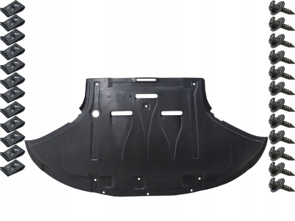 фото №1, Audi a6 c6 2004-2012 захист двигуна кліпси hdpe