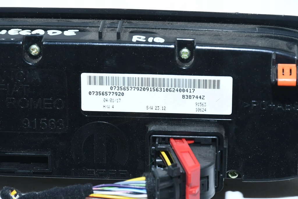 фото №3, Панель кондиционера обдув 07356577920 jeep renegade