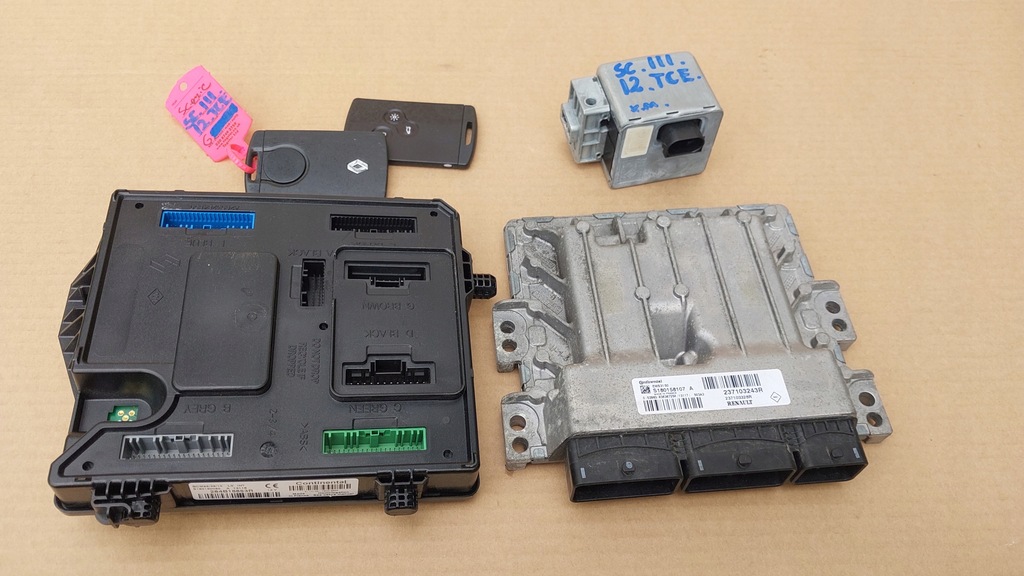 фото №4, Бортовий комп'ютер набір стартовий renault scenic iii 1,2 tce 237103243r