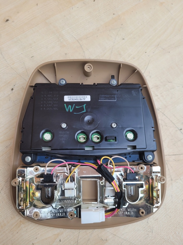 фото №9, Jeep grand cherokee wj лампа освітлення кабіни