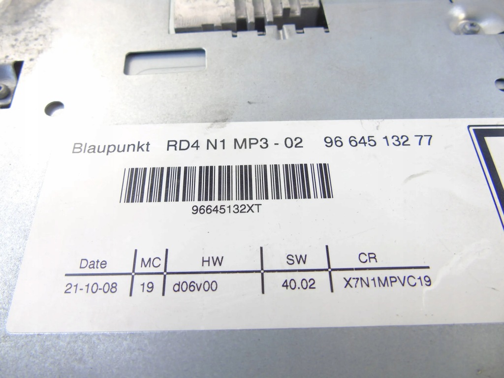 фото №6, Радіо cd berlingo iii partner 9664513277