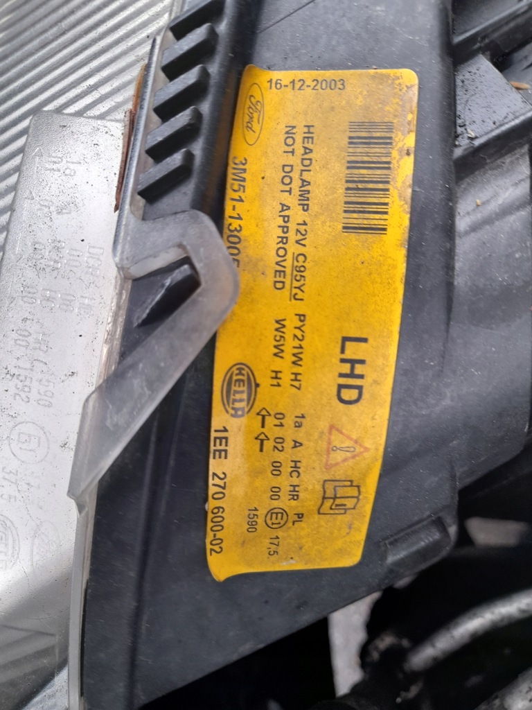 фото №13, Ford focus c-max лампа правый перед правая передняя