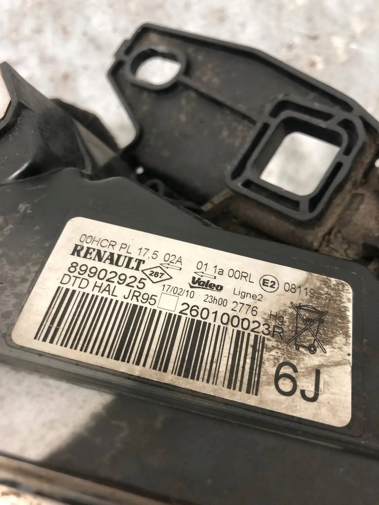 фото №7, Лампа правий перед renault scenic iii 89902925