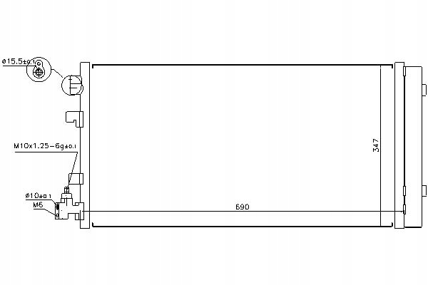 фото №2, Nissens 940160 конденсатор, кондиціонер