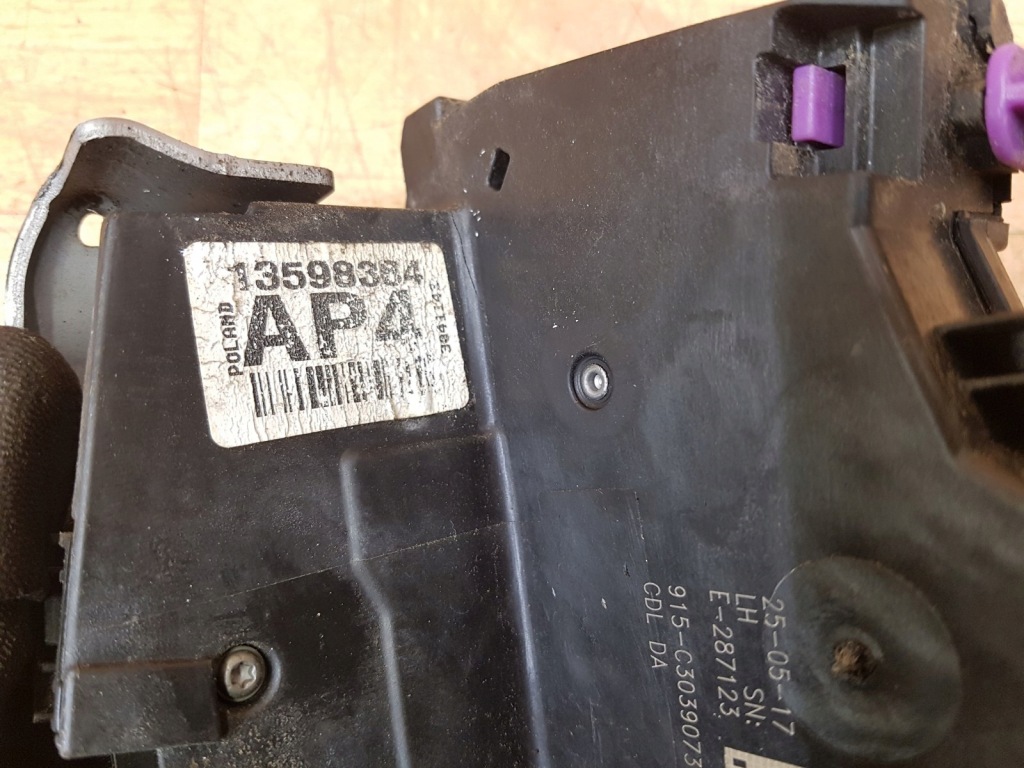 фото №3, Замок двері задня задній лівий opel insignia b