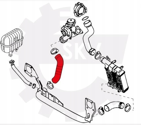 фото №4, Шланг труба турбины audi a4 b7 2.0tdi 8e0145790p