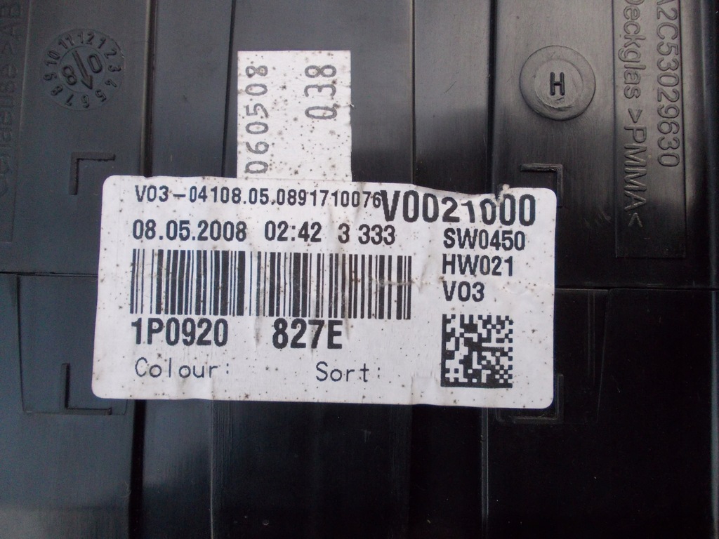 фото №6, Счетчик seat leon ii 1.9 tdi 1p0920827e europa