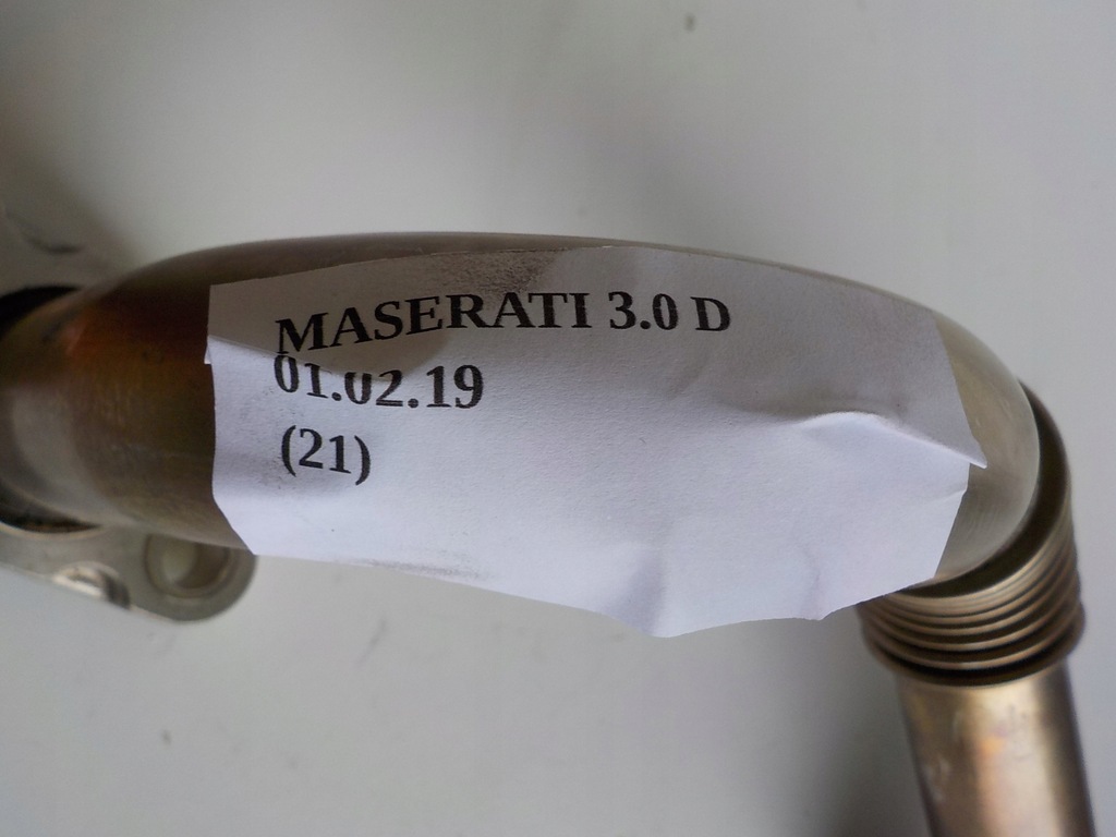фото №4, Труба трубка шланг egr maserati ghibli 3.0d