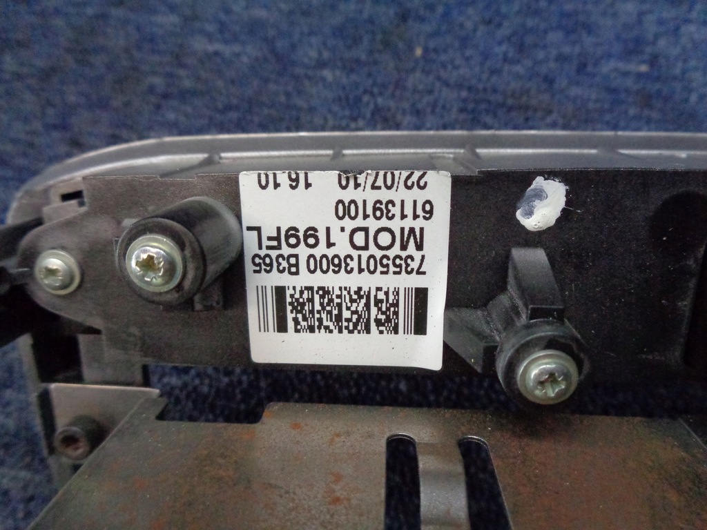 фото №4, Рамка радіо перемикачі 7355013600 735506945 fiat punto evo / 2012