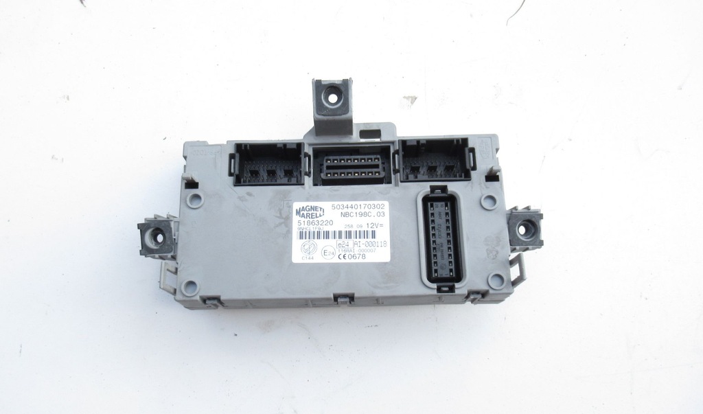 фото №1, Бортовий комп'ютер кузов bcm bsi fiat bravo 2 51863220 програмування