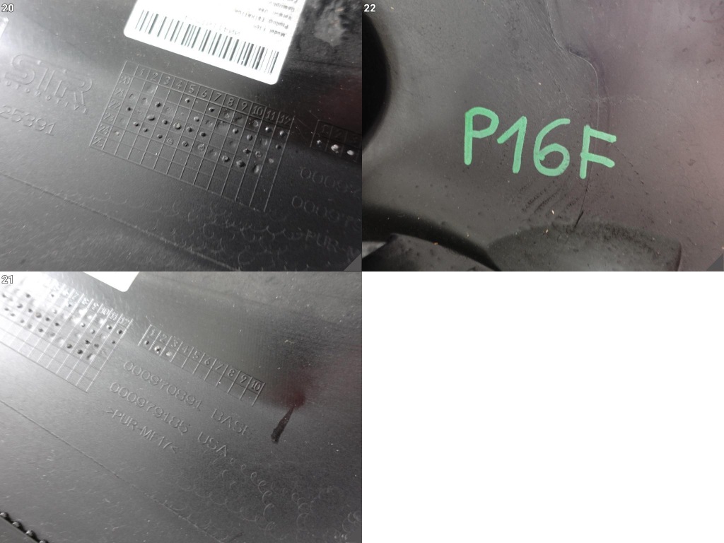 Ferrari roma f169 20-24 спойлер диффузор w бампер задний  kompletny pdc америка Оригинал