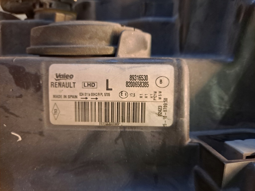 фото №10, Лампа лівий перед передня renault modus lift 8200658385