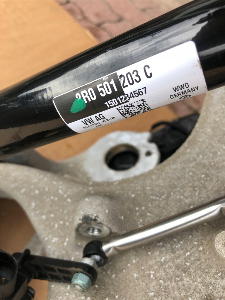 фото №6, Audi a6 a7 c7 lift поворотний кулак ліва задня привідний вал 34km