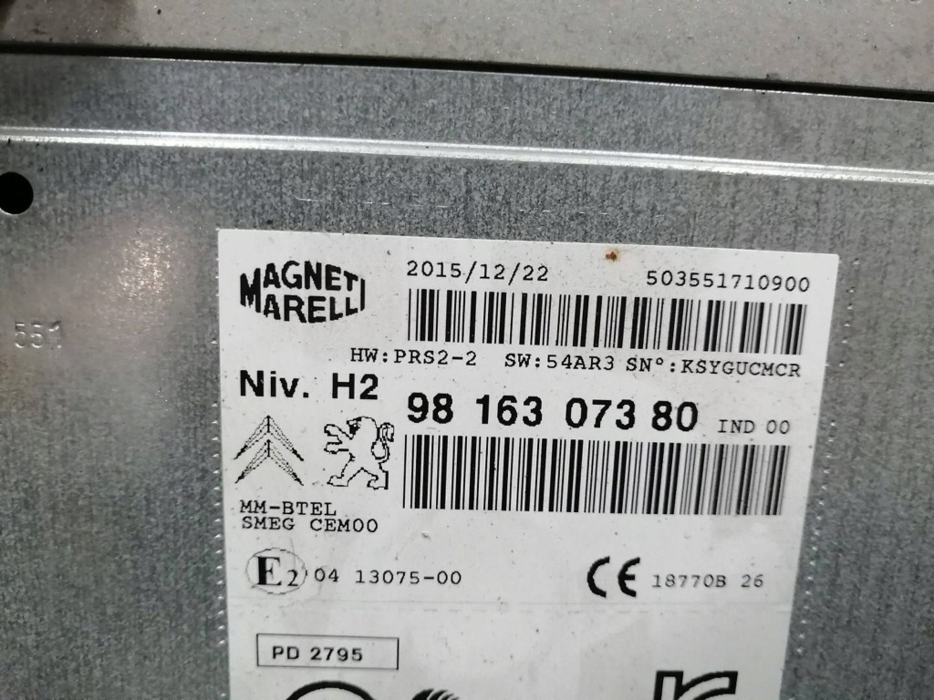 фото №3, Peugeot 308 t9 ii радіо навігація 9816307380