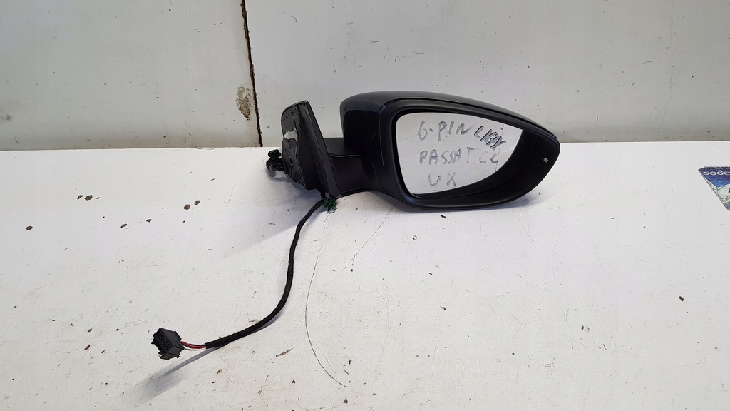 фото №1, Дзеркало праве vw passat cc lk7x 6 pin