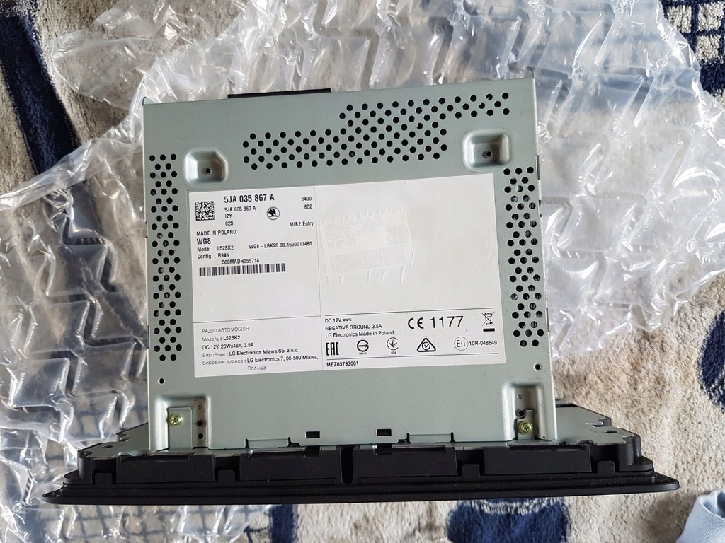 фото №2, Радио 5ja035867a - skoda rapid